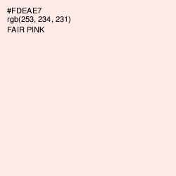 #FDEAE7 - Fair Pink Color Image